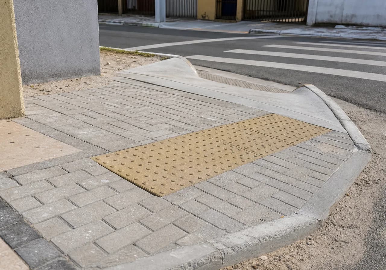 Sinalização tátil de alerta